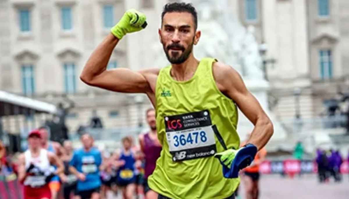 Sadiq Shah is the fastest Pakistan runner at the London Marathon.