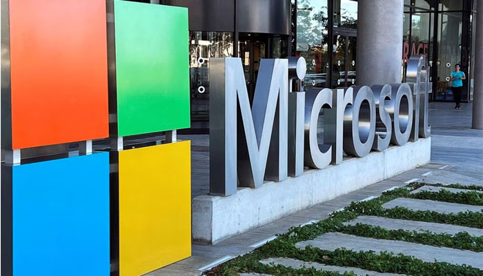The logo of Microsoft is seen outside their offices in Herzliya, near Tel Aviv, Israel December 27, 2022. — Reuters/File