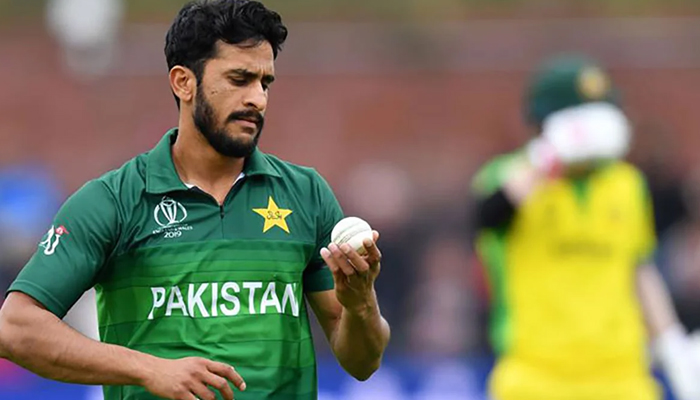 Fast bowler Hasan Ali. — AFP/File