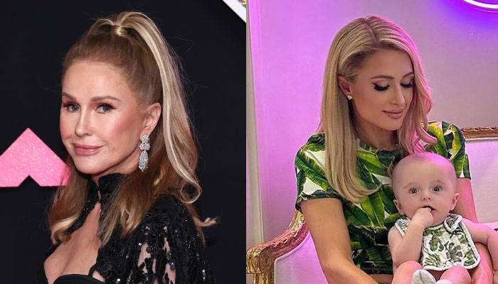 Kathy Hilton is praising her daughters gentle nature when it comes to parenting her son Phoenix Barron