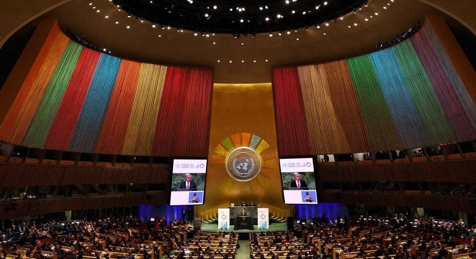 United Nations Secretary-General Antonio Guterres delivers a statement during the opening of the Sustainable Development Goals (SDG) Summit 2023, at UN headquarters in New York City, New York, US, September 18, 2023.— Reuters/File