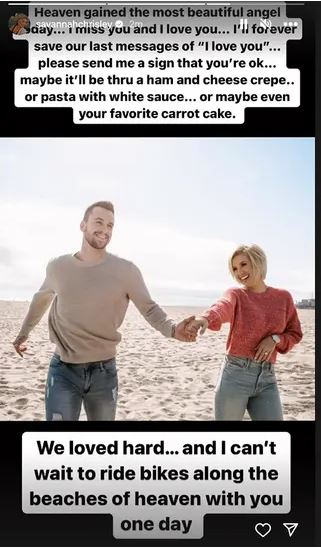 Savannah Chrisley pays tribute to late ex-fiance Nic Kerdiles