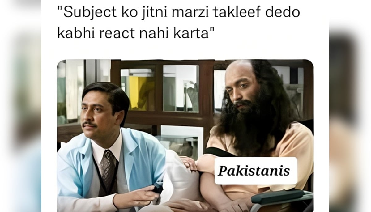 An Indian movies still turned into a meme on Pakistanis. — Twitter