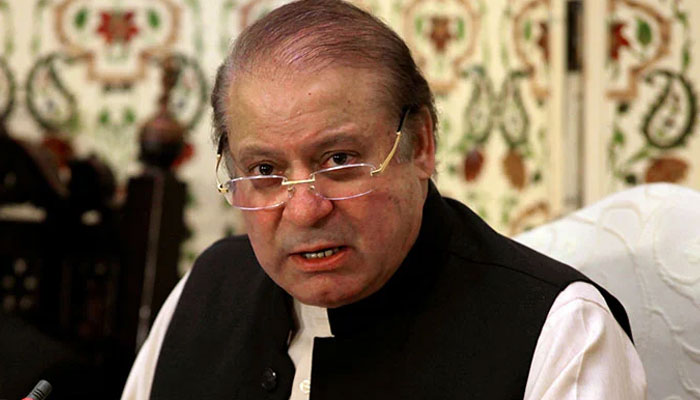 Former prime minister Nawaz Sharif is speaking during a press conference in Islamabad. — Reuters/File