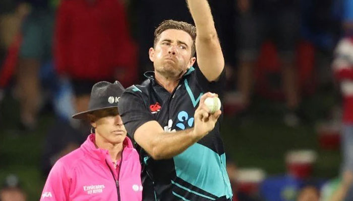 New Zealands Tim Southee on track for World Cup return after recovery. AFP/File
