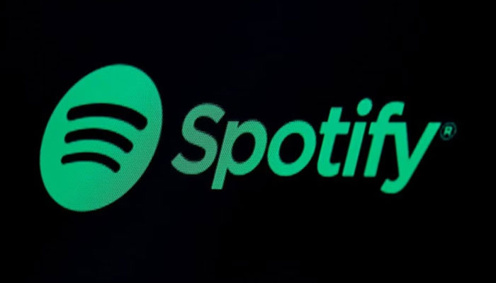 The Spotify logo is displayed on a screen on the floor of the New York Stock Exchange (NYSE) in New York, US, May 3, 2018. — Reuters/File