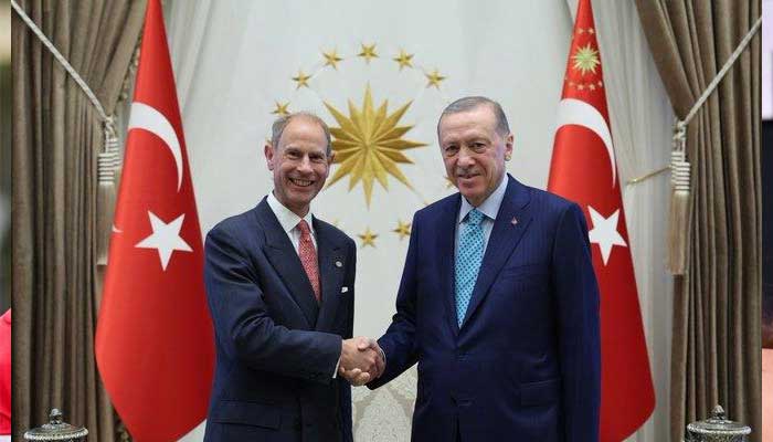 Prince Edward meets Turkish President Erdogan