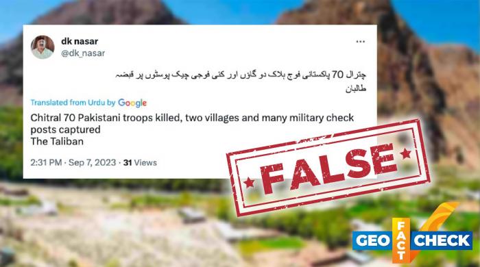 Fact-Check: Online posts falsely claim villages in Chitral are under TTP control - Vimarsana News