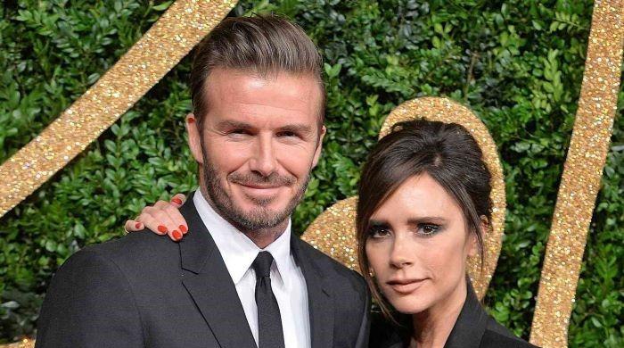 David Beckham celebrates wife Victoria’s Paris Fashion Week triumph