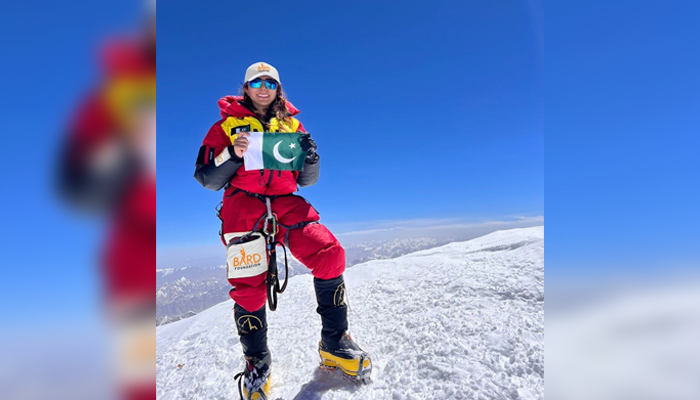 Pakistans most successful female climber Naila Kiani. — Instagram/naila._.kiani