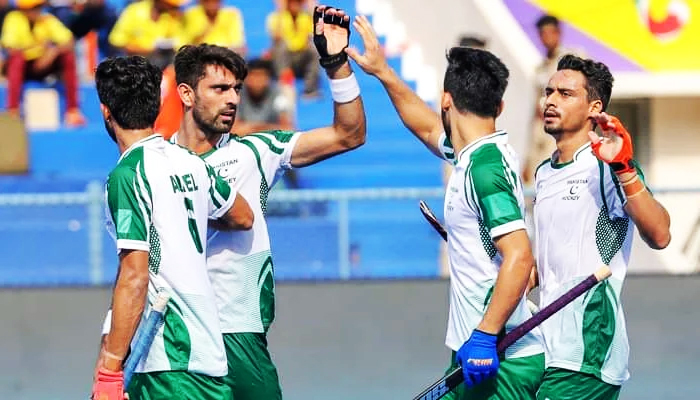 Pakistan hockey team. — AHF