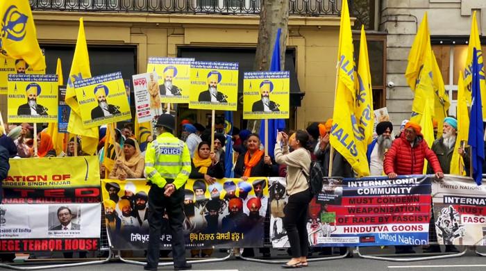 Sikhs rally at India House demands expulsion of India's top diplomat - Vimarsana News