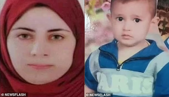 The mother Hanna Mohamed Hassan (L) and her son Youssef (R).—NewsFlash/file