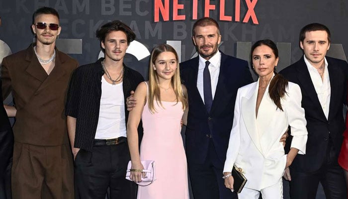 David Beckham thanks Brooklyn, Romeo, Cruz, Harper for attending ‘Beckham’ premiere