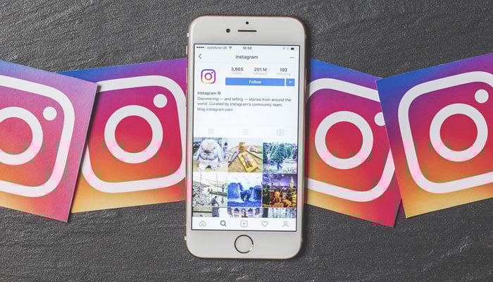 This representational picture shows Instagrams page on its site displayed on a phone. — Unsplash/File