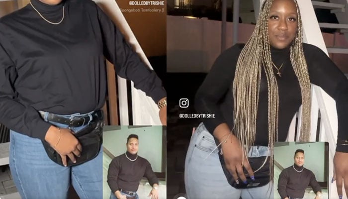 Trish Belizaire sets the bar high with memorable meme costume bash - your party inspiration. Instagram video screengrabs
