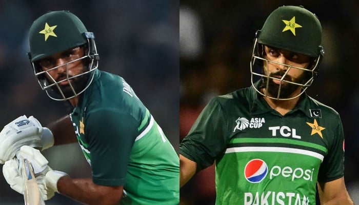 Fakhar Zaman and Abdullah Shafique. — AFP/Files