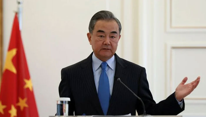 Chinas State Councillor and Foreign Minister Wang Yi attends a news conference following his meeting with Greek Foreign Minister Nikos Dendias at the Ministry of Foreign Affairs in Athens, Greece, October 27, 2021. — Reuters