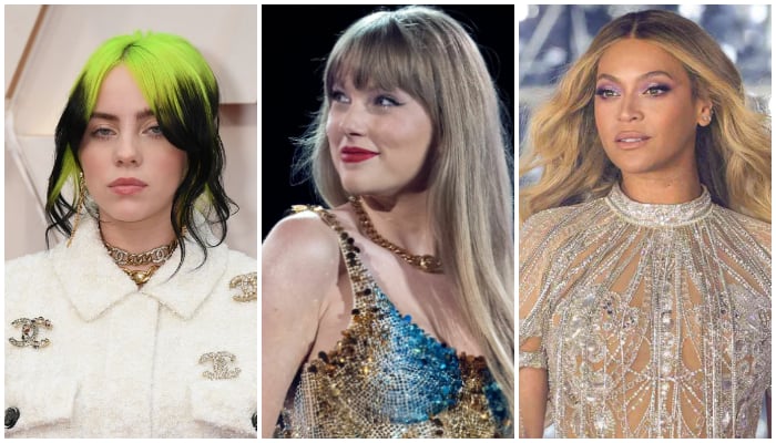 Billie Eilish is singing praises of music icons Taylor Swift and Beyoncé