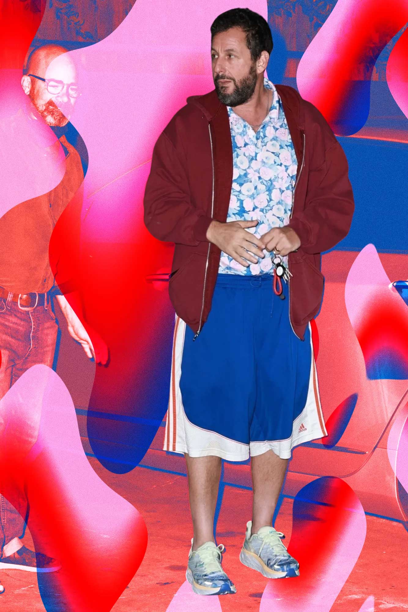 Adam Sandler attends Taylor Swift film premiere