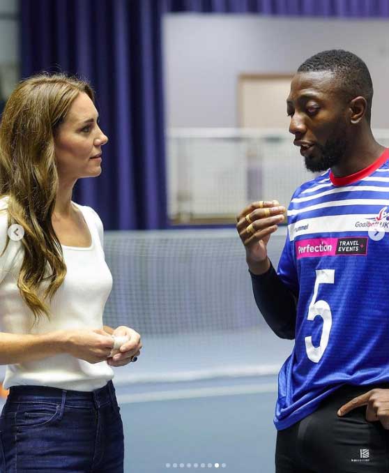 Kate Middleton flaunts slender physique in visit to charity