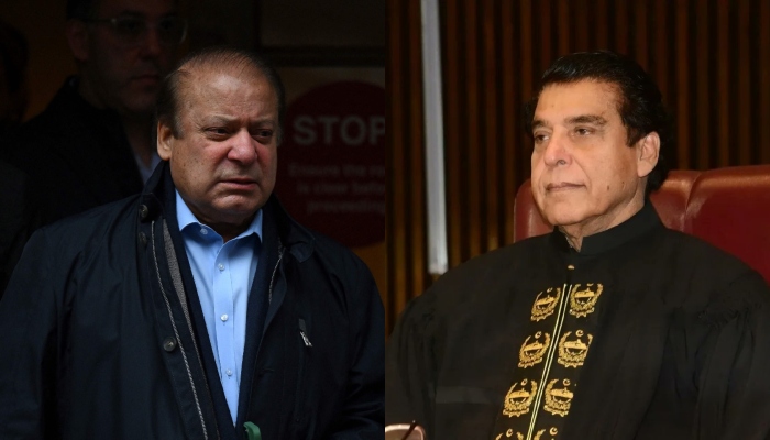 PML-N supremo Nawaz Sharif (National Assembly Speaker Raja Pervez Ashraf