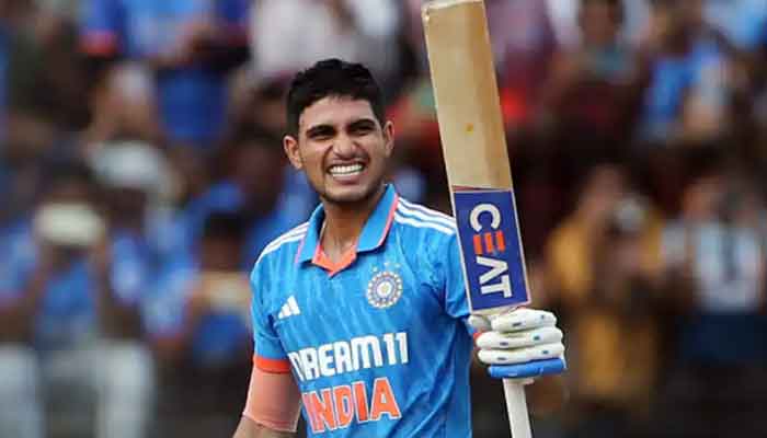 File photo of Indian batter Shubman Gill. —AFP