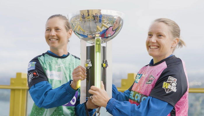 Australian cricket stars Meg Lanning (left) and Alyssa Healy (right). — Cricket Australia