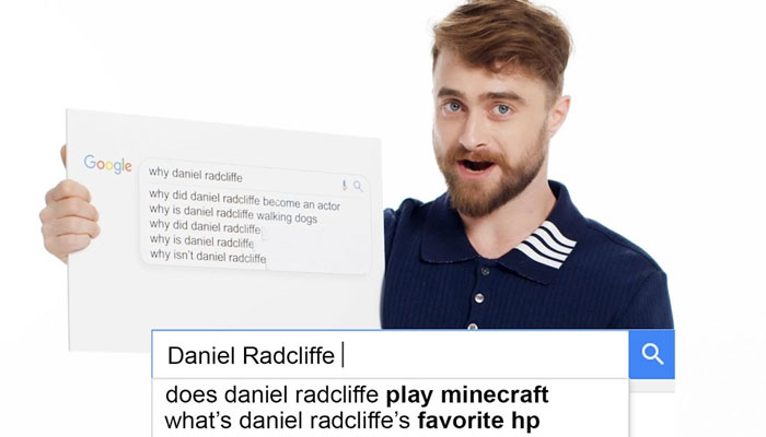 Harry Potter star Daniel Radcliffe gets honest about googling