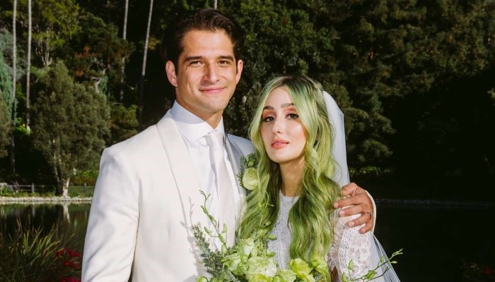 Tyler Posey gets a birthday dance as newlyweds celebrate in style