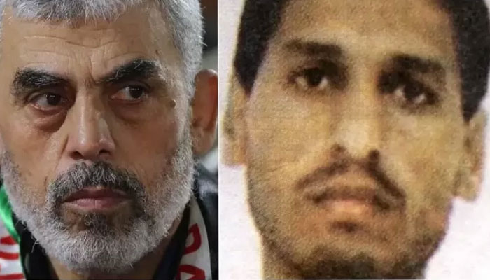 Two accused masterminds of Hamass October 7 attacks, Mohammed Deif and Yahya Sinwar.—X/file