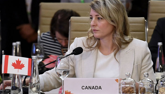 Canadian Foreign Affairs Minister Melanie Joly photographed as she attends the G-20 foreign ministers meeting in New Delhi, India, March 2, 2023. AFP/File