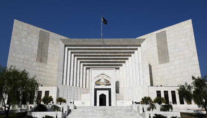 A general view of the Supreme Court of Pakistan in Islamabad, on April 4, 2022. — Reuters