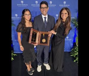 AKU Dean Adil Haider receives prestigious Johns Hopkins Alumnus award