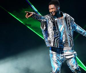 Usher turns to industry friends to boost his dry Super Bowl hype?
