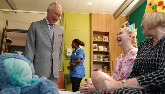 King Charles meets patients at Priscilla Bacon Lodge Hospice in Norwich