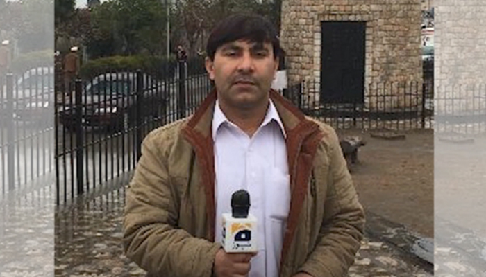 Senior journalist Syed Yasir Shah. — RSF