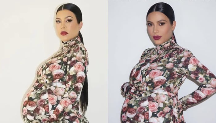 Kourtney Kardashian transformed into sister Kim Kardashian for Halloween