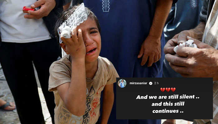 A Palestinian boy reacts at the site of Israeli strikes on houses in Rafah in the southern Gaza Strip. — Reuters/File