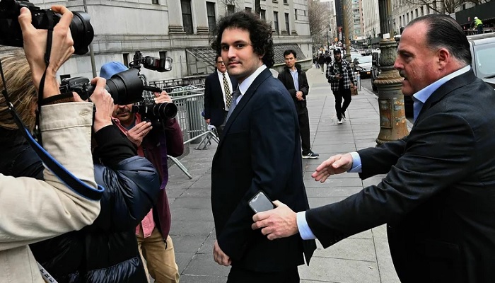 FTX founder Sam Bankman-Fried arrives at the US Federal Court in New York for a hearing on Feb. 16, 2023. As he awaits trial, the disgraced former CEO is defending himself in the court of public opinion. —AFP