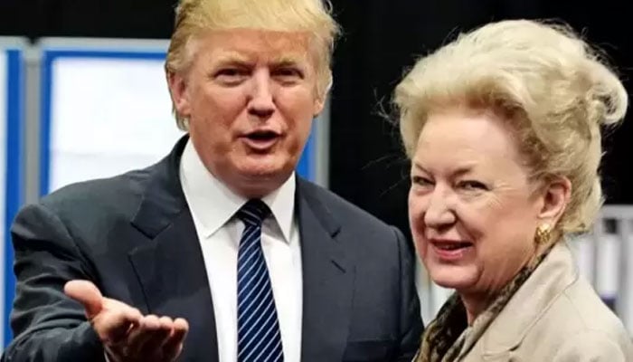 Maryanne Trump Barry with Donald Trump..—X/file
