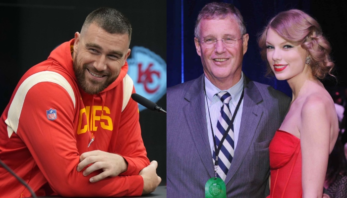 Taylor Swift’s dad betrays NFL fandom for Travis Kelce