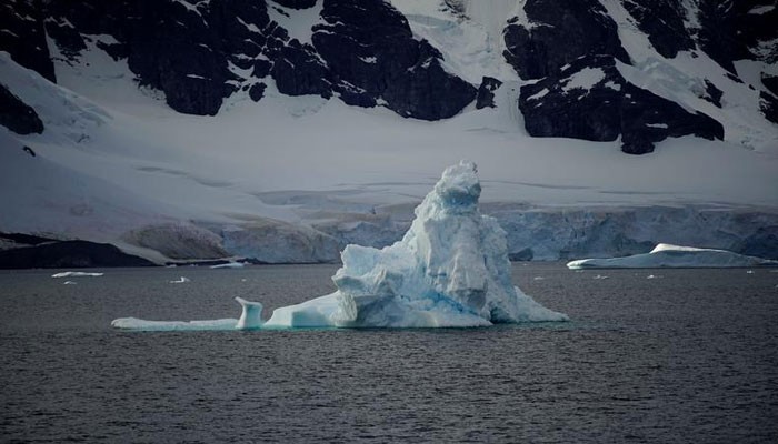 An iceberg floats near Orne Harbour, Antarctica, February 15, 2018. —Reuters
