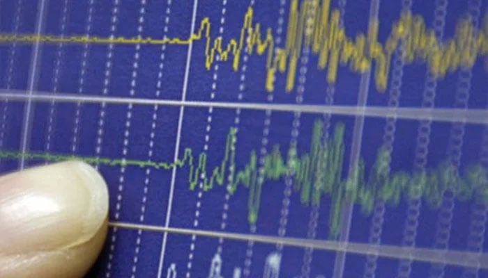 This representational image shows an earthquake being measured on a Richer Scale. — Reuters/File