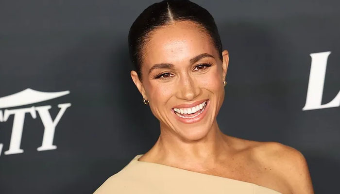 Meghan Markle looked glamorous in one of her rare red carpet appearances