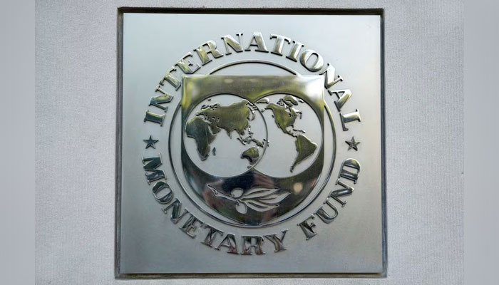 International Monetary Fund (IMF) logo is seen at the IMF headquarters building during the IMF/World Bank annual meetings in Washington, U.S., October 14, 2017. — IMF
