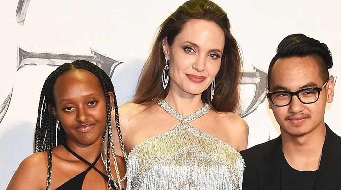 Angelina Jolie supports daughter Zahara at Sorority Event - See pics