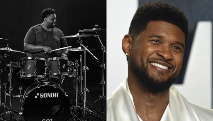 Usher cries while paying tribute to his late friend Aaron Spears
