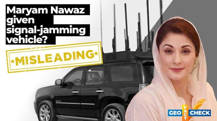 Fact-check: Has Punjab govt provided a signal-jamming vehicle to Maryam Nawaz?