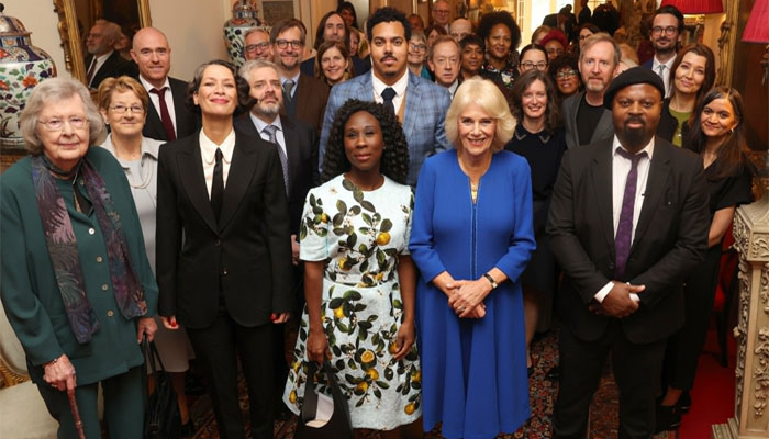 Queen Camilla hosts reception at Clarence House